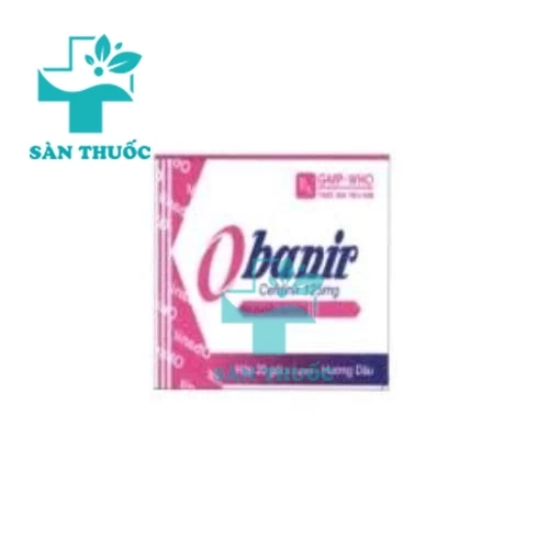 Obanir 125mg - Thuốc trị nhiễm khuẩn nhẹ hiệu quả của Armephaco